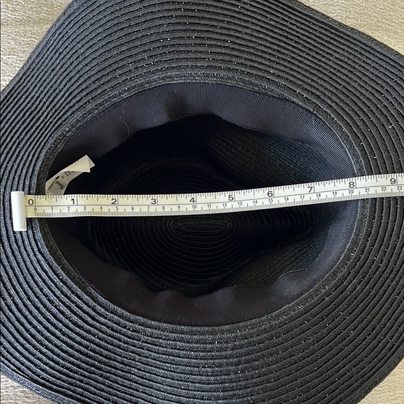 Madewell Ladies Black Fedora Hat  EUC  Size S/M main image 8